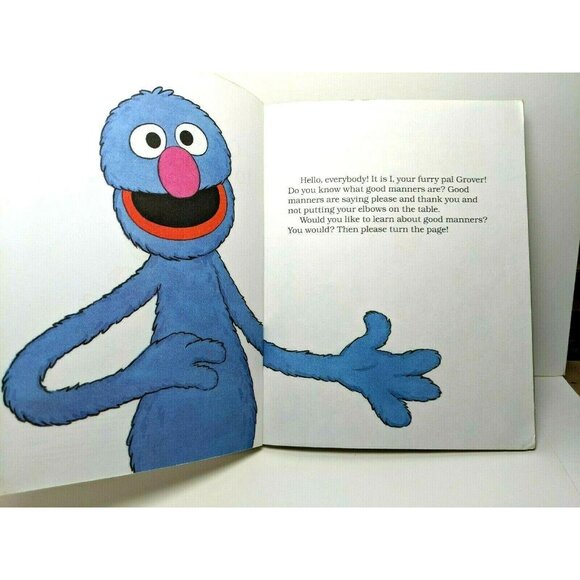 Sesame Street Golden Books Grover's Guide to Good Manners 1992/Constance Allen - Picture 5 of 5
